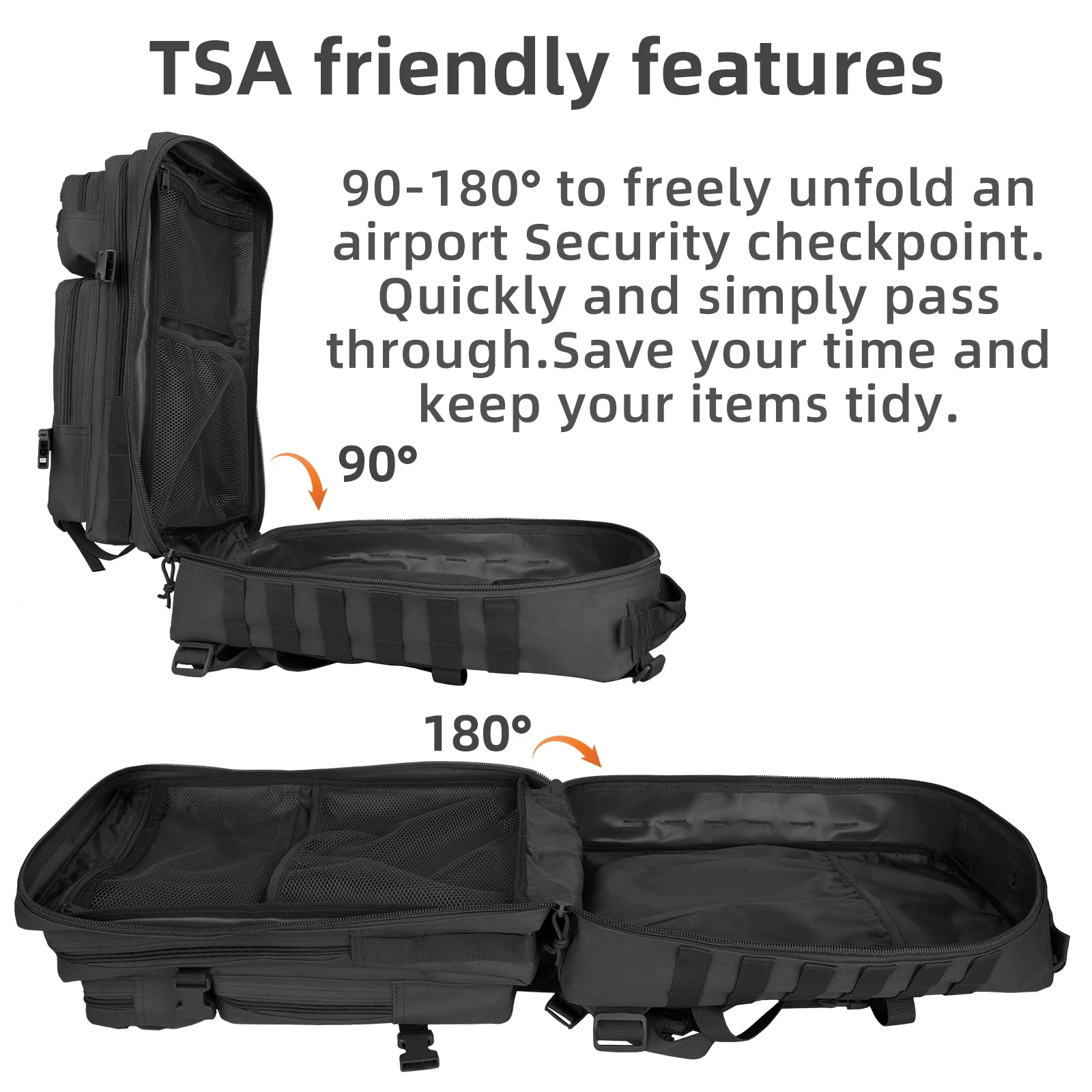 50L/25L /32LTactical Backpack Men's Travel Large Capacity Rucksacks Men Waterproof Outdoor Sports Multi-functional Bags