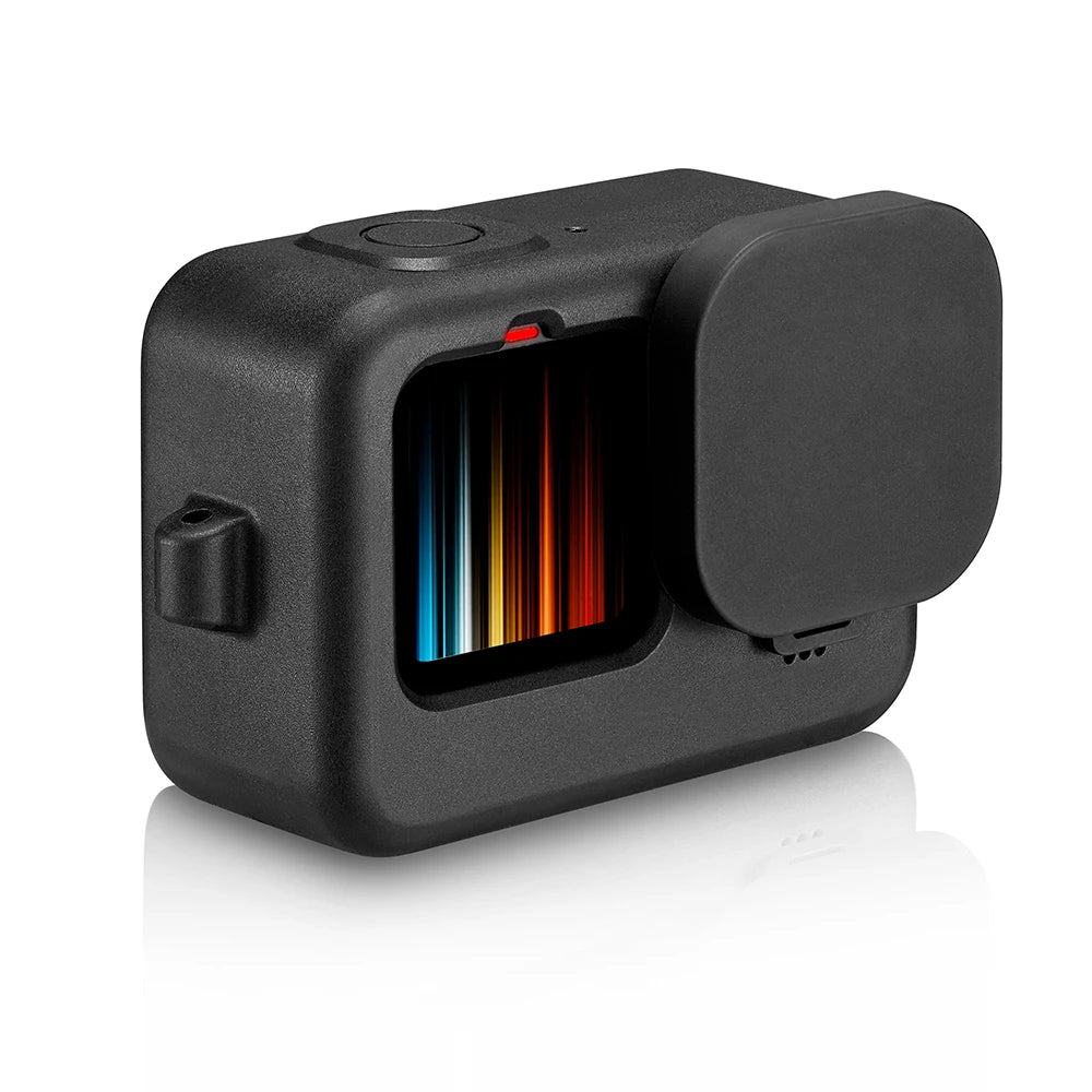 for Gopro Hero 11 10 9 Black Soft Silicone Case for Go pro Hero 12 Silicone Protective Full Cover Shell Camera Accessorie