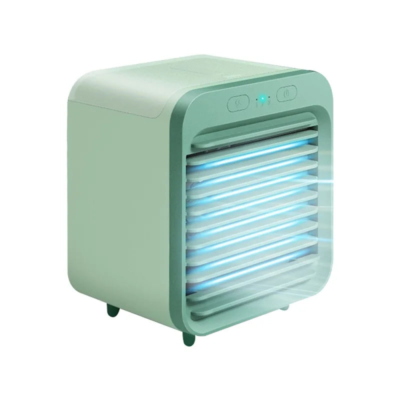 Portable Air Conditioner Fan USB Desktop Fan Rechargeable Mini Air Humidifier Cooler Table Cooling Mist Fan for Office Home