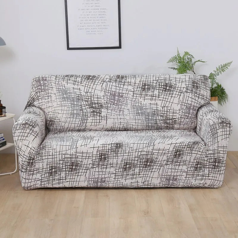 1 Piece Sofa Cover Elastic Printed/Printed Sofa Cover for Living Room Corner Sofa L-shaped Sofa slipcover