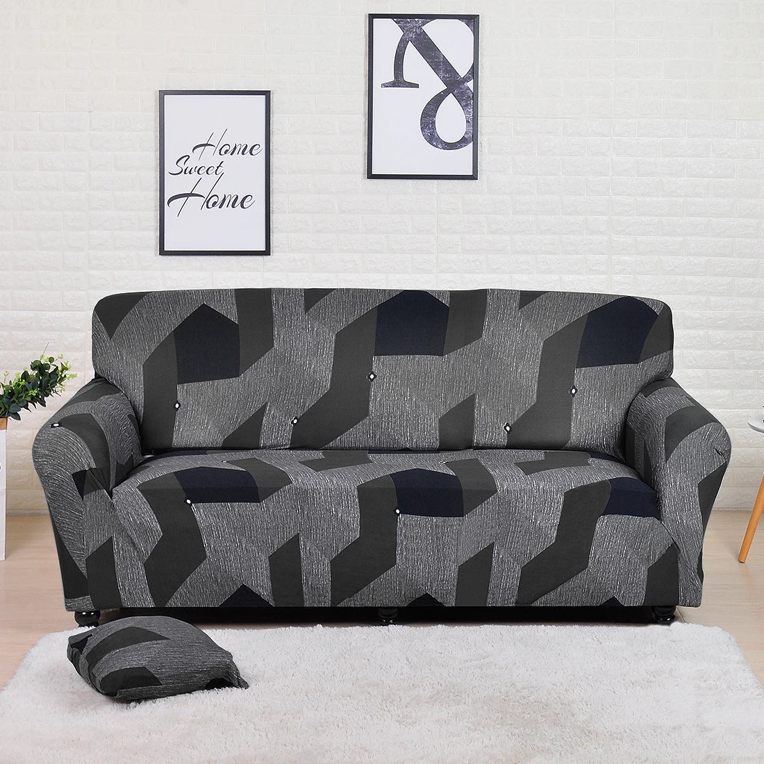 1 Piece Sofa Cover Elastic Printed/Printed Sofa Cover for Living Room Corner Sofa L-shaped Sofa slipcover