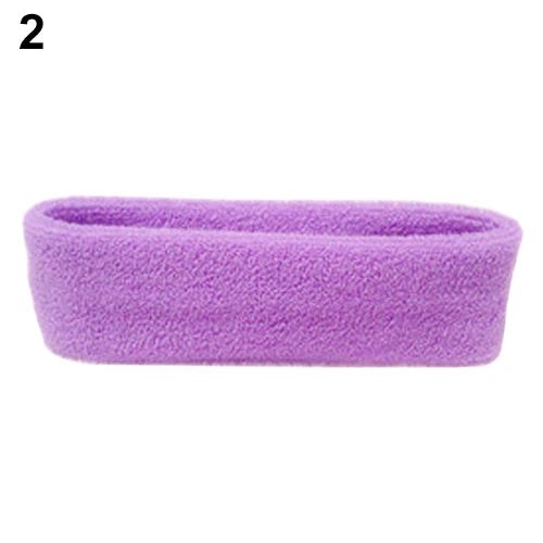 1Pc Women/Men Cotton Sweatband Headband Sport Yoga Gym Running Stretch Hair Head Band Cycling Wide Head Prevent Sweat Band