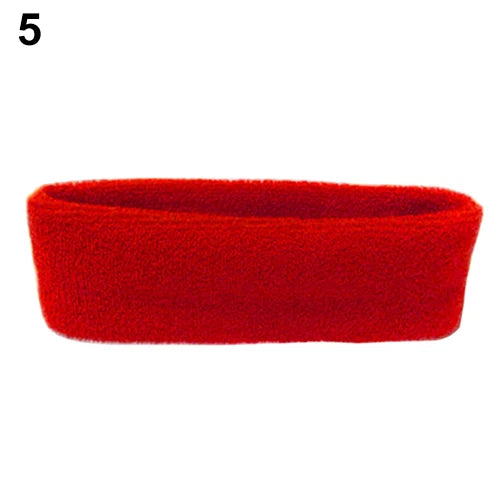 1Pc Women/Men Cotton Sweatband Headband Sport Yoga Gym Running Stretch Hair Head Band Cycling Wide Head Prevent Sweat Band