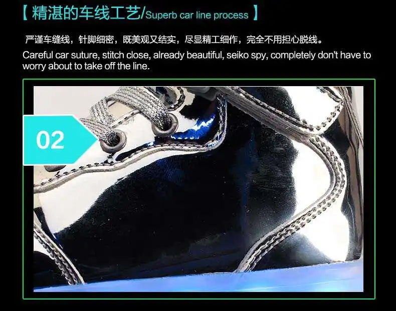 Men Sneakers Kid Boots Girl Boy Footwear Women Fashion Casual Sport Outdoor Dance Flats Children Led Light Up Hip-Hop Shoes