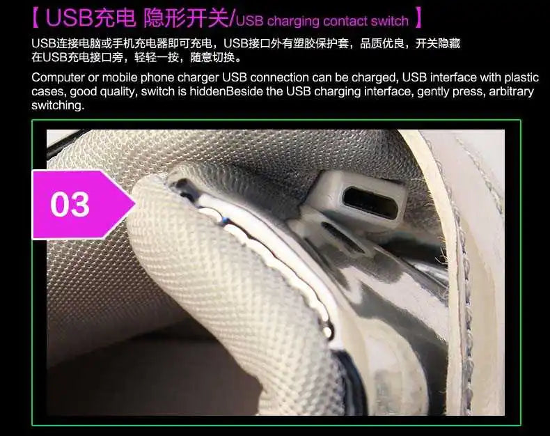 Men Sneakers Kid Boots Girl Boy Footwear Women Fashion Casual Sport Outdoor Dance Flats Children Led Light Up Hip-Hop Shoes