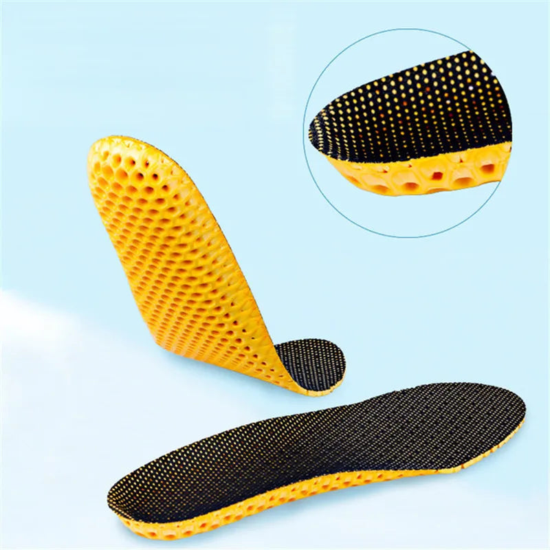 Shoe Insoles Memory Foam Men Feet Soles Pad Arch Support Safety Running Sport Cushion Stretch Breathable Women Shoe Insoles