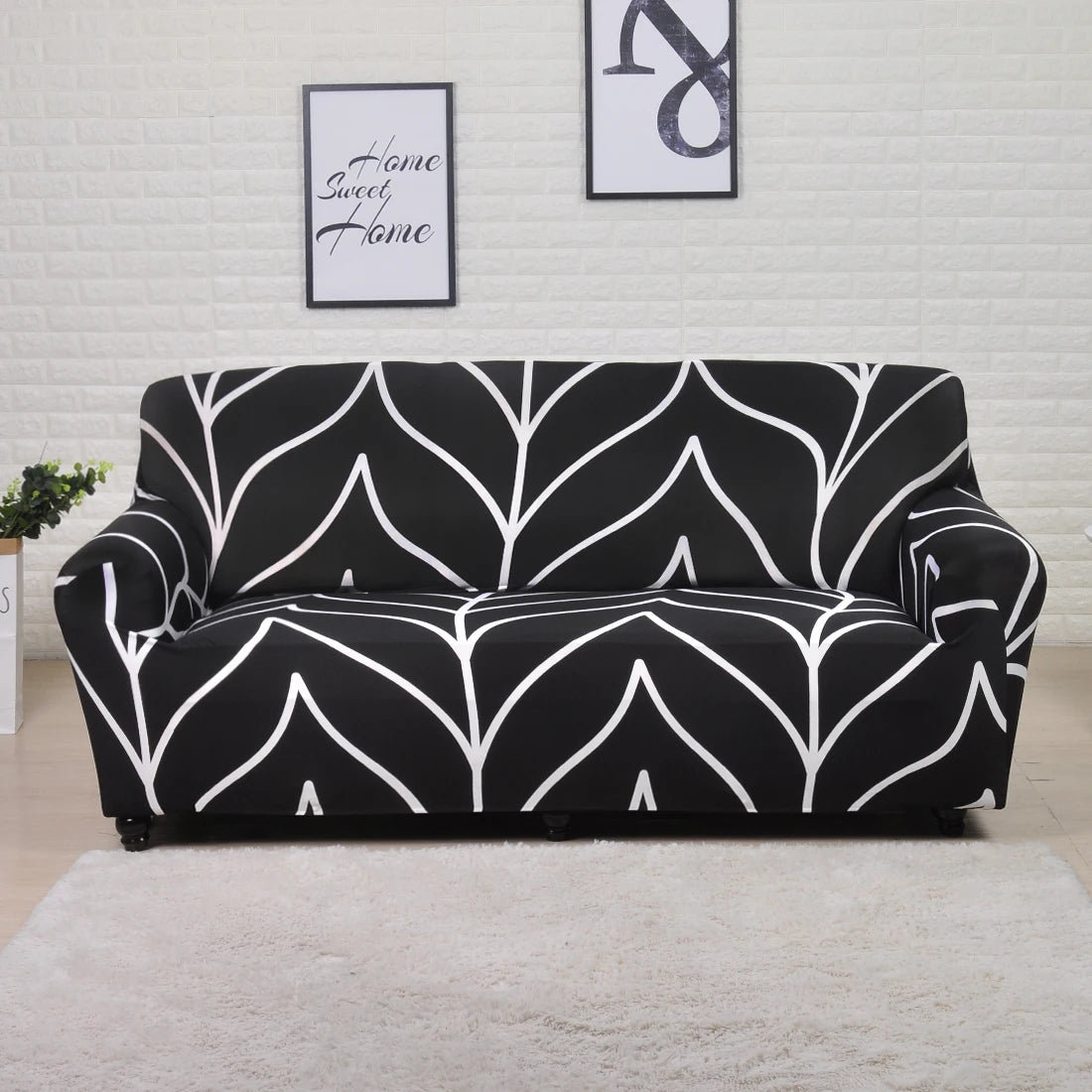1 Piece Sofa Cover Elastic Printed/Printed Sofa Cover for Living Room Corner Sofa L-shaped Sofa slipcover