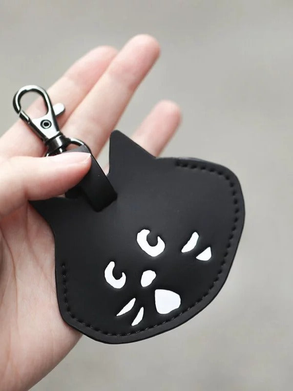 in stock NYA Surprise Cat Distinctive Creative Key Case Unisex Car Universal Key Case Cute Storage Bag Pendant