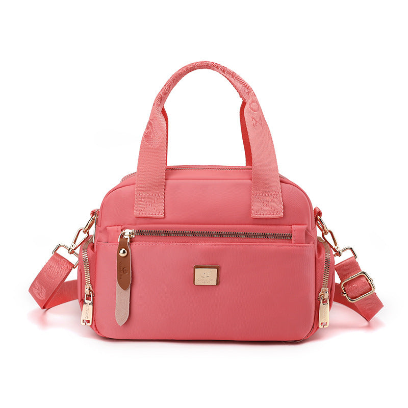 Bag Women's 2023 New Style Fashionable Simple Handbag Trendy All-match Water-repellent Nylon Cloth Bag Lightweight Shoulder Bag