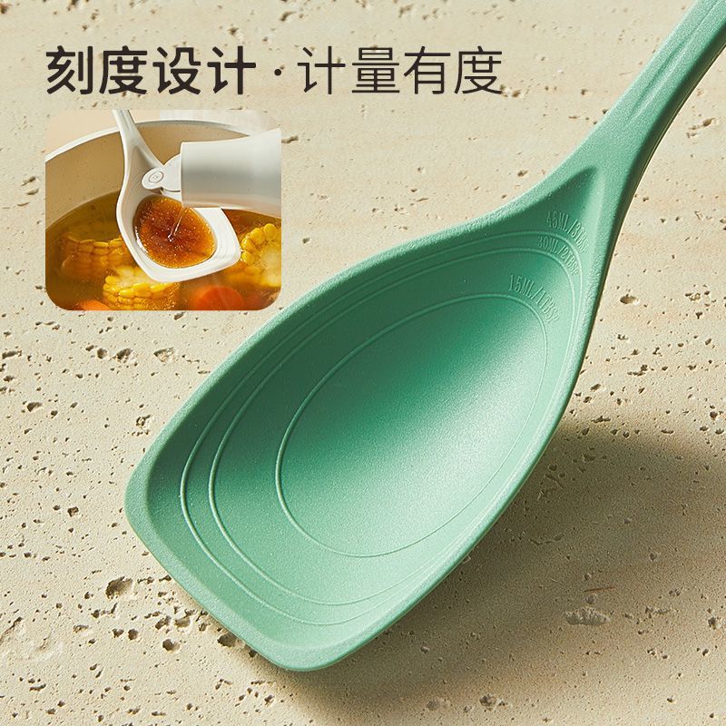 Multi-functional silicone spatula soup spoon kitchen daily food kitchen complementary food tool non-stick pan spatula spoon high temperature resistant kitchenware