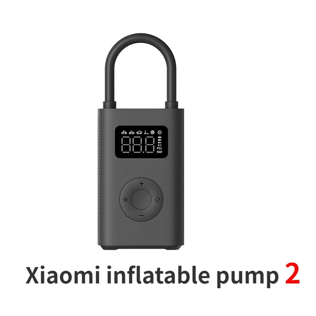 Xiaomi Air Pump 2/2D/2Pro Mijia Electric Air Compressor Led Multitool Pump For Bike Car Type-C Inflator 12V Mi Inflatable