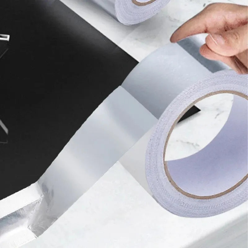 Aluminum Foil Tape Heat-Resistant And Heat-Insulating Kitchen Sink Stove Stainless Steel Tape Waterproof And Self-Adhesive