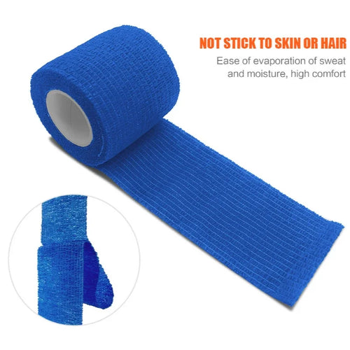 1/15Pcs 4.8m Black Sport Self Adhesive Elastic Bandage Wrap Tape Elastoplast For Knee Support Pads Finger Ankle Palm