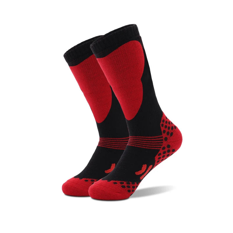 New Thermal Kids Ski Socks Cotton Thicker Warm Outdoor Sport Socks Snow Cycling Skiing Sock Children Thermosocks Girls Boys Gift