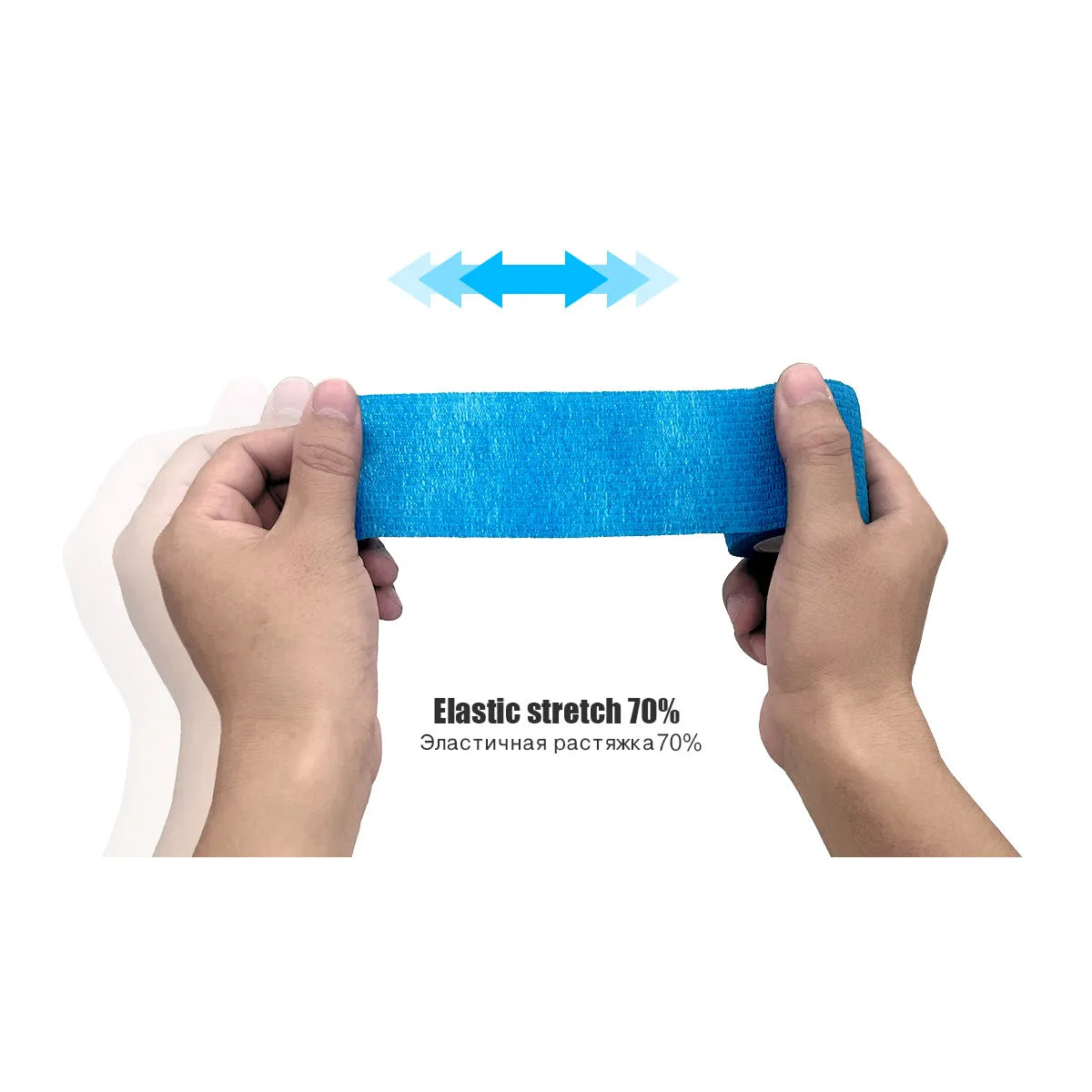 5 Colors Self-adhesive Elastic Bandage Elastoplast First Aid Sport Bandage Tape Multi-size For Knee Finger Ankle Palm Shoulder