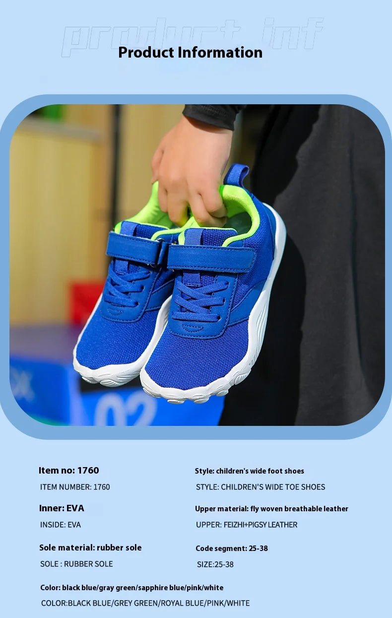 Kids Barefoot Shoes Boys Girls Sneakers Naturally Splay Shoes Wide Toe Minimalist Sneakers Toddler Little Big Kid