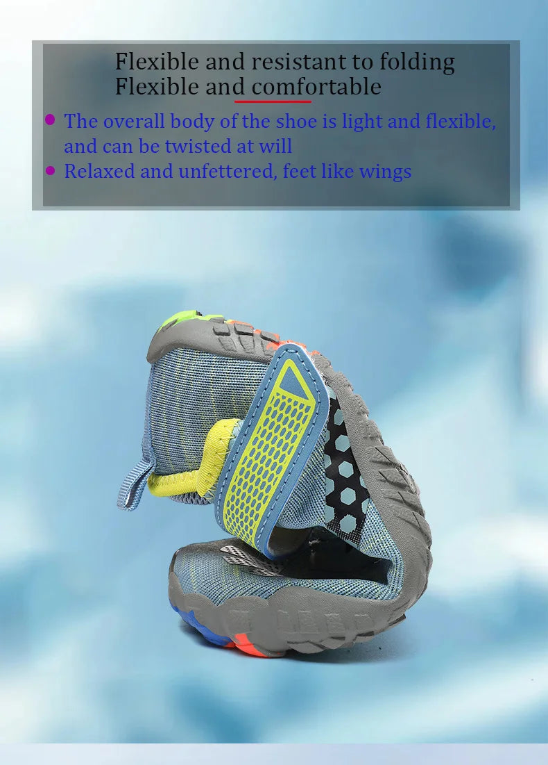 Anti-Slip & Wear-Resistant Kids' Water Shoes – Breathable & Comfortable Outdoor Aqua Sports Footwear for Children