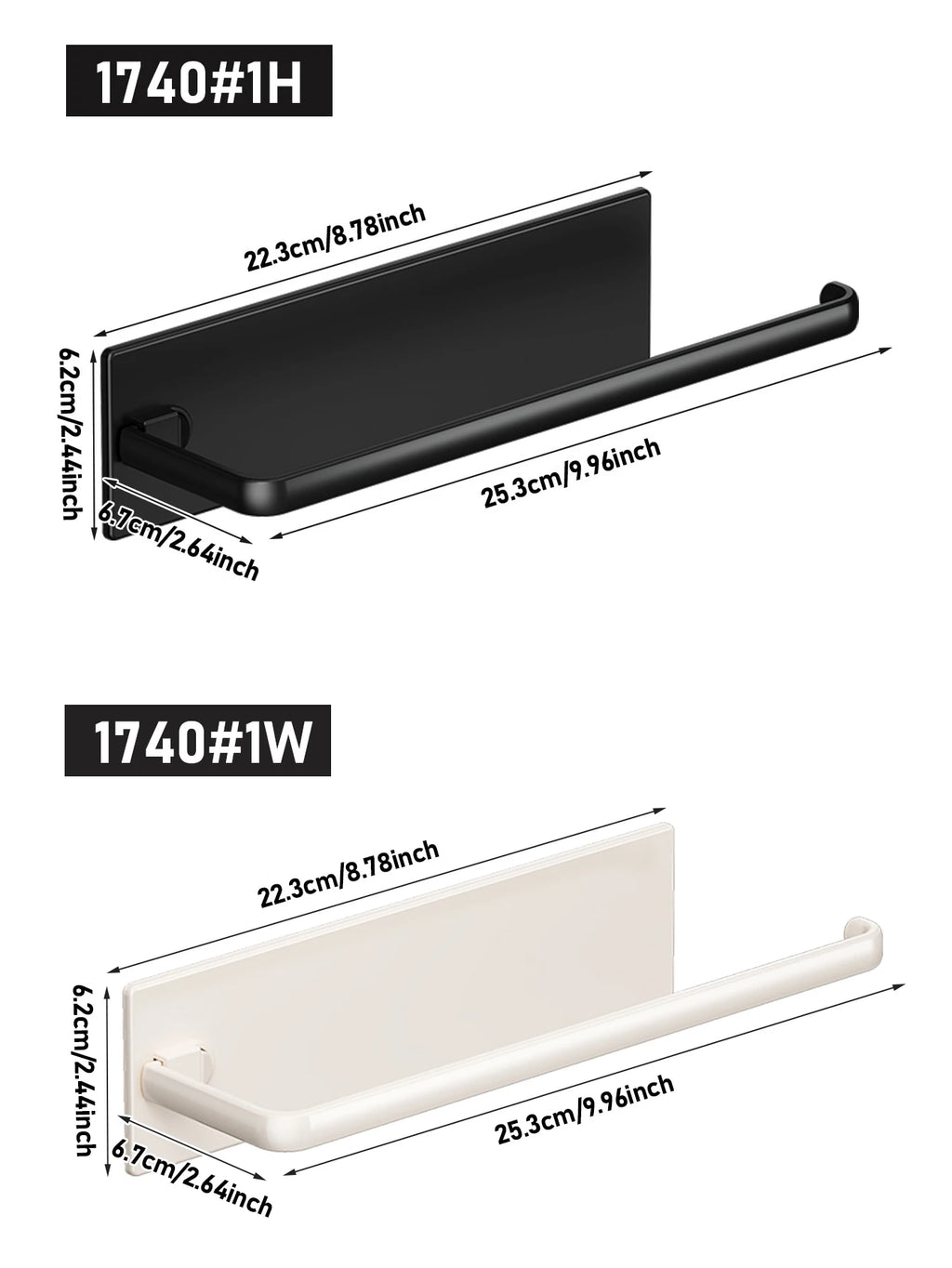 Magnetic tissue holder for kitchen refrigerator, kitchen tissue holder, non drilling paper roll holder, kitchen towel holder