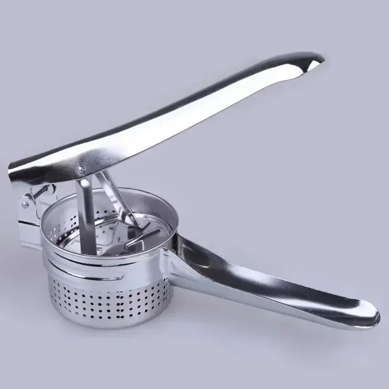 Masher RicerPress Mashed Potatoes Stainless Steel Crushing Puree Fruit Vegetable SqueezerJuicer Press Maker Kitchen Tools
