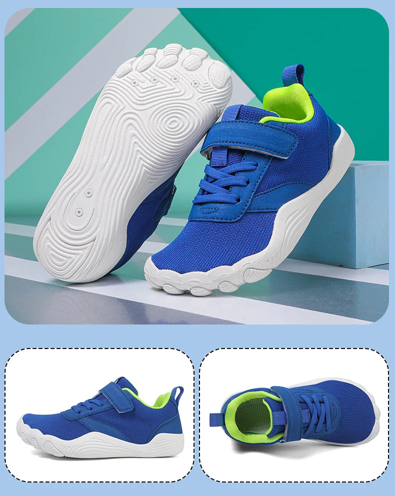 Kids Barefoot Shoes Boys Girls Sneakers Naturally Splay Shoes Wide Toe Minimalist Sneakers Toddler Little Big Kid