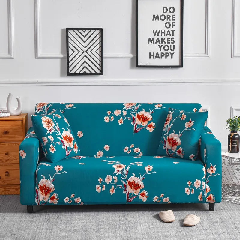 1 Piece Sofa Cover Elastic Printed/Printed Sofa Cover for Living Room Corner Sofa L-shaped Sofa slipcover