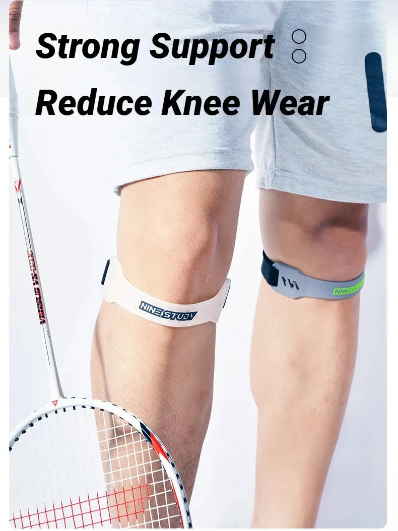 Tendon Support Strape Brace Shock Absorption Compression Strap Pads Sport Protection Adjustable PVC Knee Patellar Band