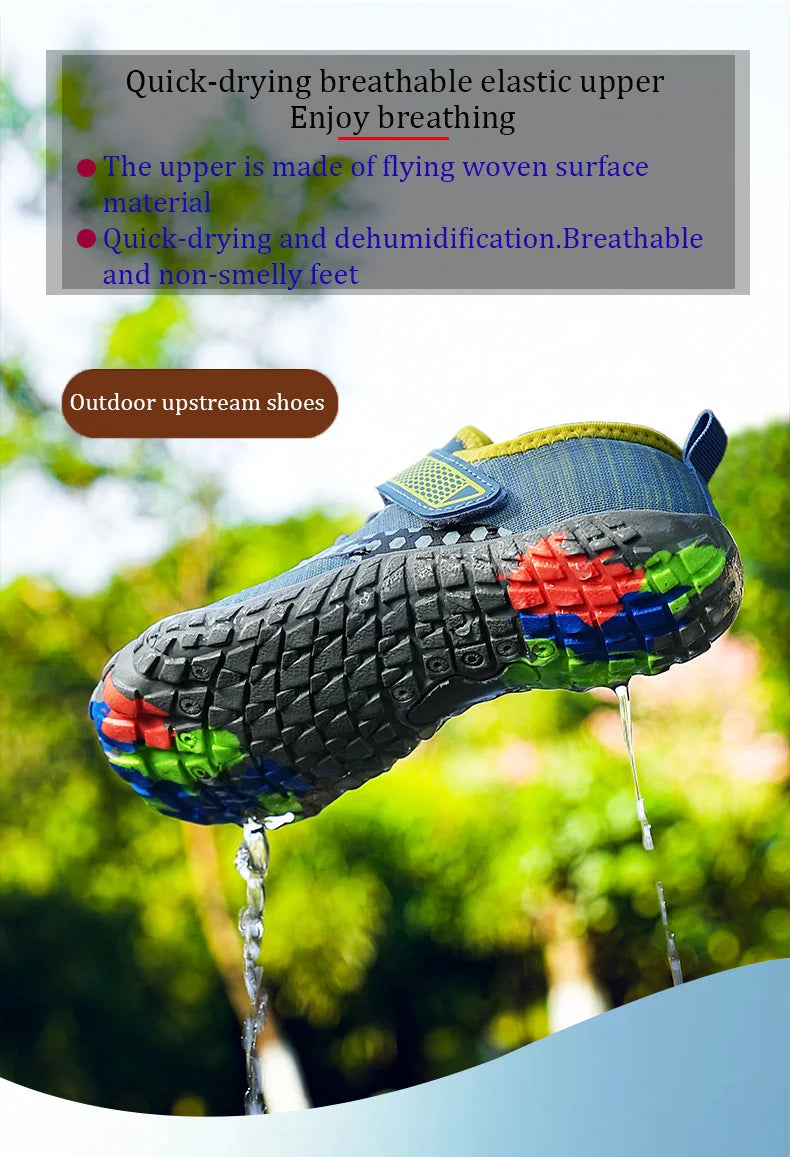 Anti-Slip & Wear-Resistant Kids' Water Shoes – Breathable & Comfortable Outdoor Aqua Sports Footwear for Children