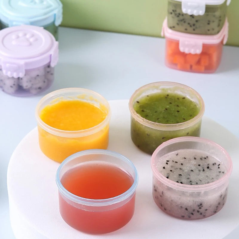 4Pcs Mini Sauce Bottles Condiment Dispenser Ketchup Bottle Mustard Salad Dressing Sauce Bento Container Kitchen Accessories