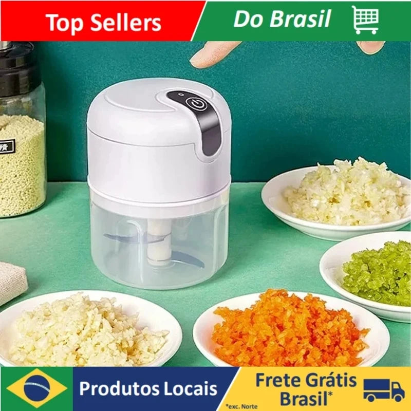 250ml Garlic Masher Crusher Electric Kitchen Food Chopper USB Portable Meat Grinder Vegetable Chopper for Kitchen Gadgets