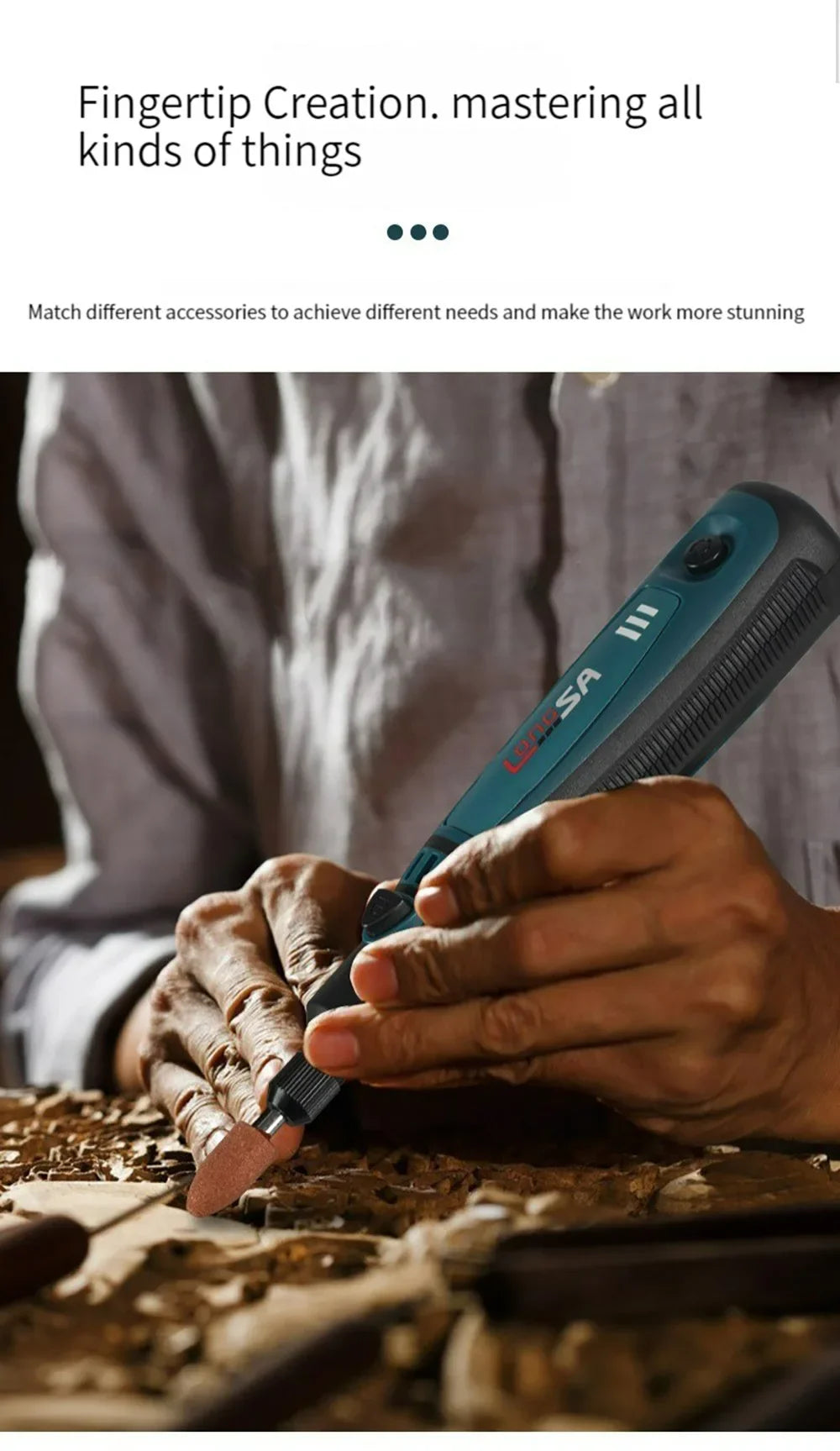 5000-10000-15000r 3.6V USB Wireless Electric Drill Engraving Pen Mini Grinder for Grinding/Polishing/Engraving/Drilling/Cutting