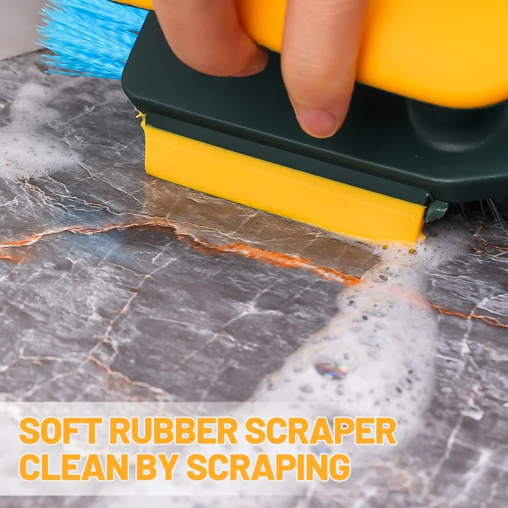 4-in-1 Gap Cleaning, Brushing, Washing, Kitchen, Bathroom, Ceramic Tiles, Floor, Window Slots, Wall Corners, Bathroom