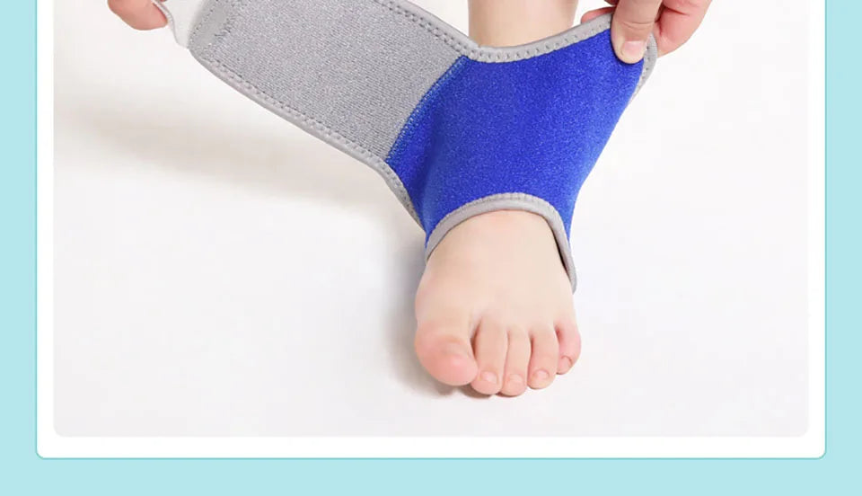 AOLIKES 1 Pair Kids Ankle Strap For Cycling Running Gym Children Sport Ankle Brace Support Guard Protector Boy Girl tobillera