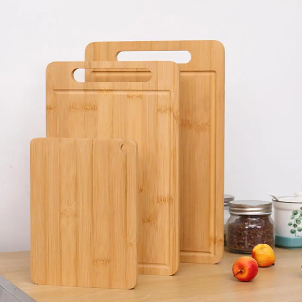 Kitchen Cutting Board Thickened Solid Wood Cutting Board Double-sided Available Rectangular Fruit Veggies Meat Cutting Boards