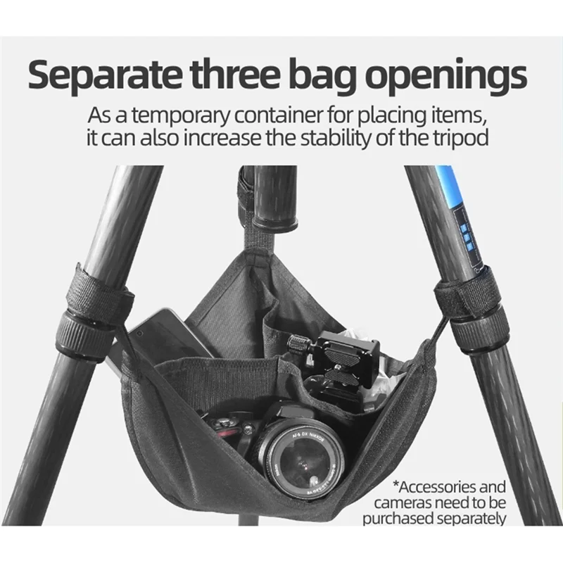 FORW-Stable Light Stand Pocket Studio Photography Tripod Sandbag Accessories Nylon Triangular Counter Balance Weight