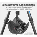 FORW-Stable Light Stand Pocket Studio Photography Tripod Sandbag Accessories Nylon Triangular Counter Balance Weight