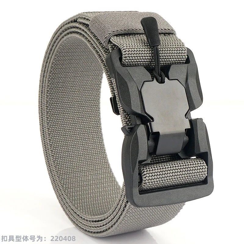 MEDYLA Tactical Belt Quick Release Buckle Elastic Belt Casual Nylon Tool Training Belt Men's Belt MN057