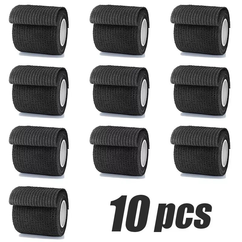 1/15Pcs 4.8m Black Sport Self Adhesive Elastic Bandage Wrap Tape Elastoplast For Knee Support Pads Finger Ankle Palm