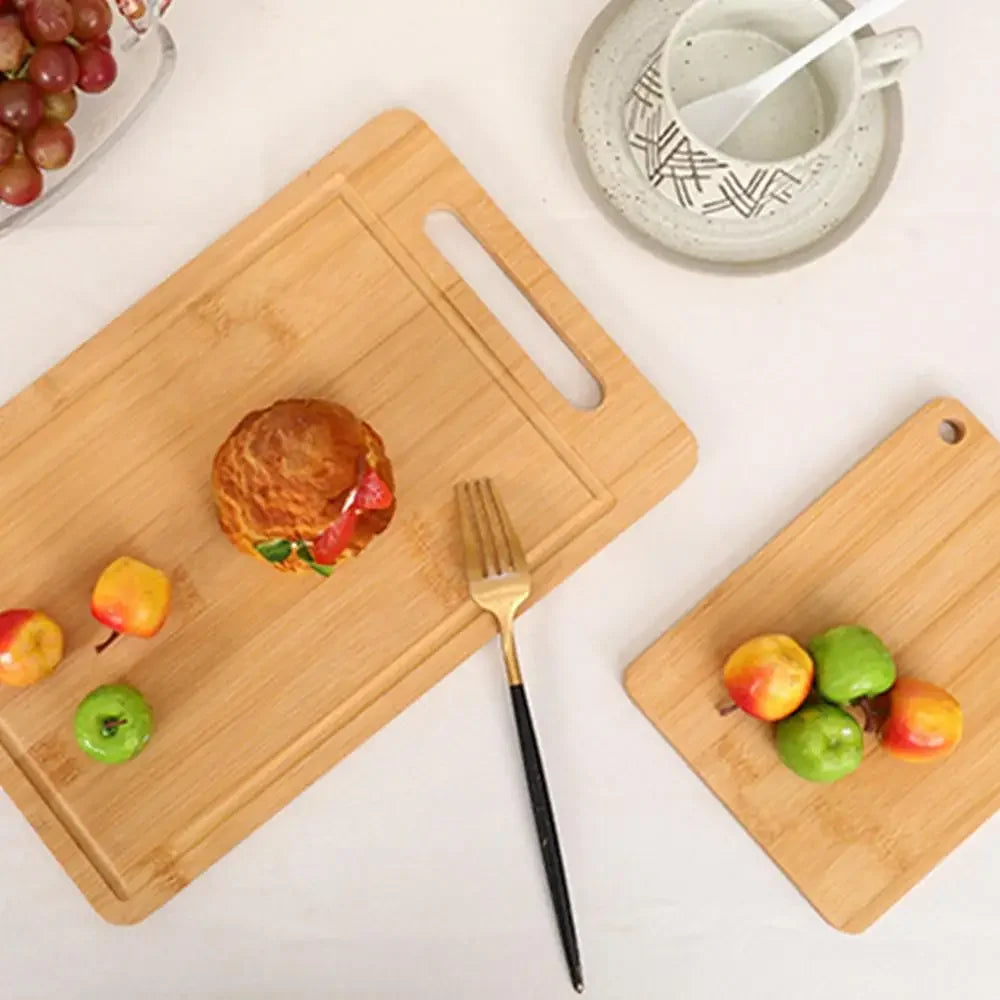 Kitchen Cutting Board Thickened Solid Wood Cutting Board Double-sided Available Rectangular Fruit Veggies Meat Cutting Boards