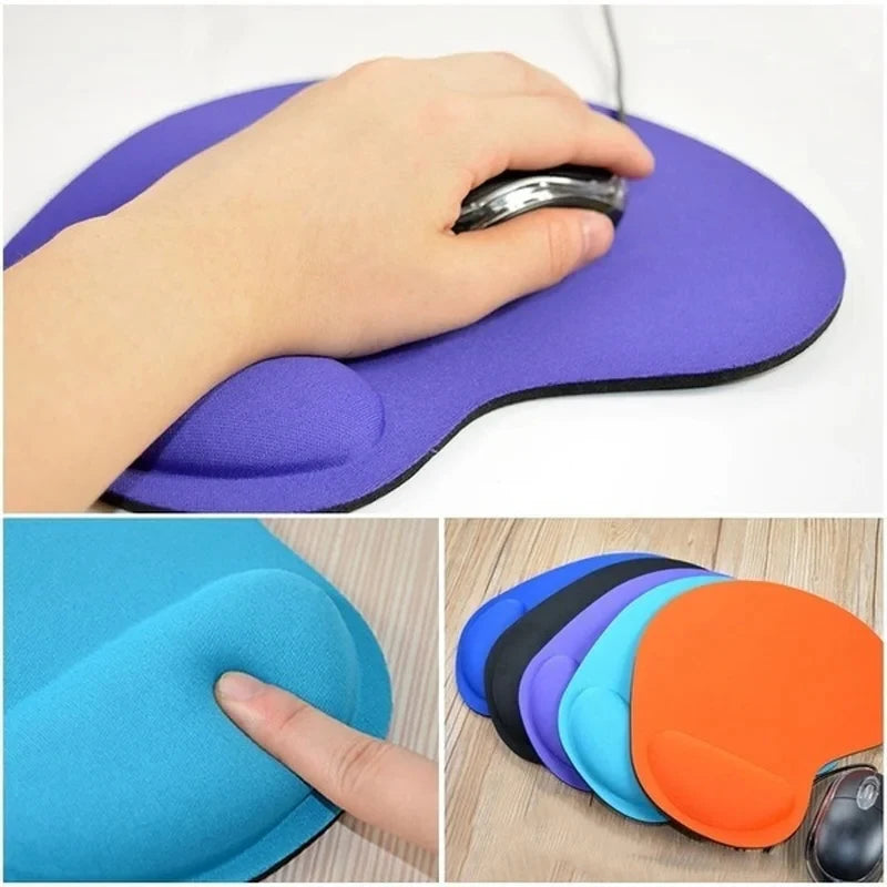 Mouse Pad EVA Support Wristband Gaming Mousepad Solid Color Mice Mat Comfortable Mouse Pad With Wrist Rest for Mouse PC Laptop