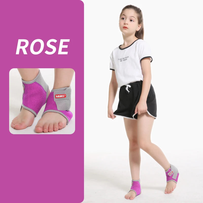 AOLIKES 1 Pair Kids Ankle Strap For Cycling Running Gym Children Sport Ankle Brace Support Guard Protector Boy Girl tobillera