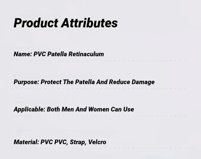 Tendon Support Strape Brace Shock Absorption Compression Strap Pads Sport Protection Adjustable PVC Knee Patellar Band