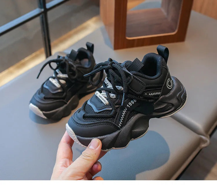 Children's Sneakers Spring Autumn Versatile Kids School Running Shoes Fashion Non-slip Boys Girls Sports Tennis Shoes Breathable