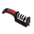 4-Stage Kitchen Knife Sharpener Tungsten Steel/Ceramic Sharpening System Handheld Sharpeners with Non Slip Base Kitchen Knives