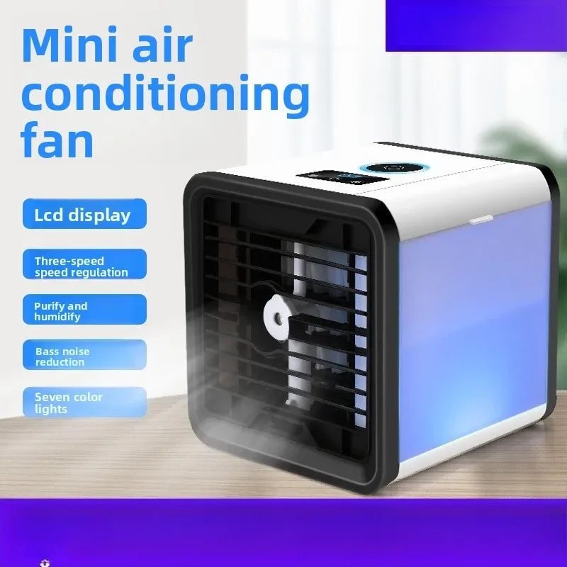 Superior New USB Mini Air Conditioning Fan Cooler Home Desktop Refrigeration Small Air Conditioning Mobile Humidification Coolin
