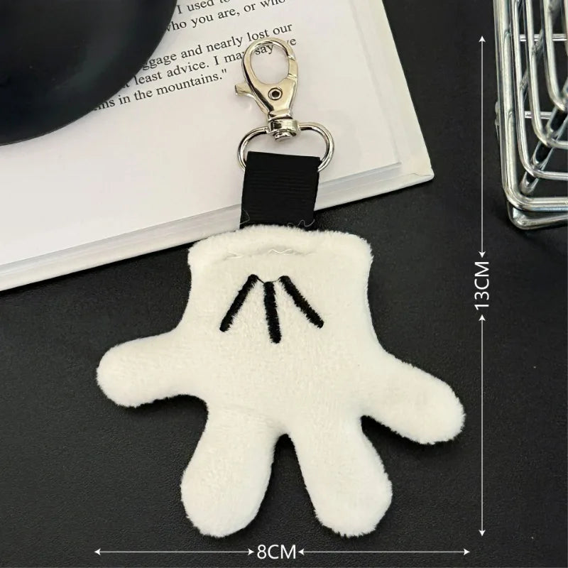 Plush Hand Pendant Cute Keychain Cartoon Mouse Small Backpack  Anime Fashion Car Keys Hangings Couple Wearing Jewelry Gifts