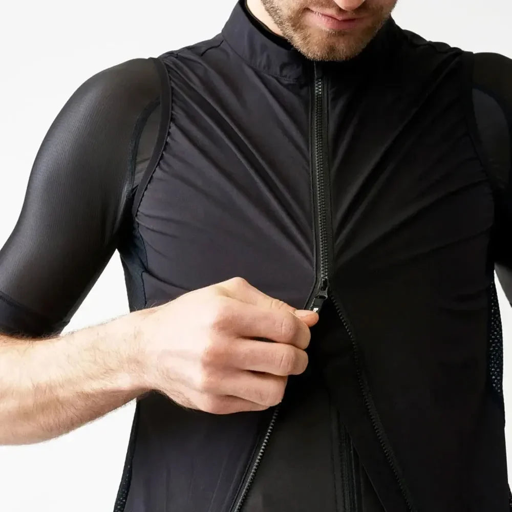 New SANCUAX Summer Cycling Sleeveless Jerseys Windproof Sport Run Vest Mountain Bike Sleeveless Cycling Vest Men's Cycling Gilet