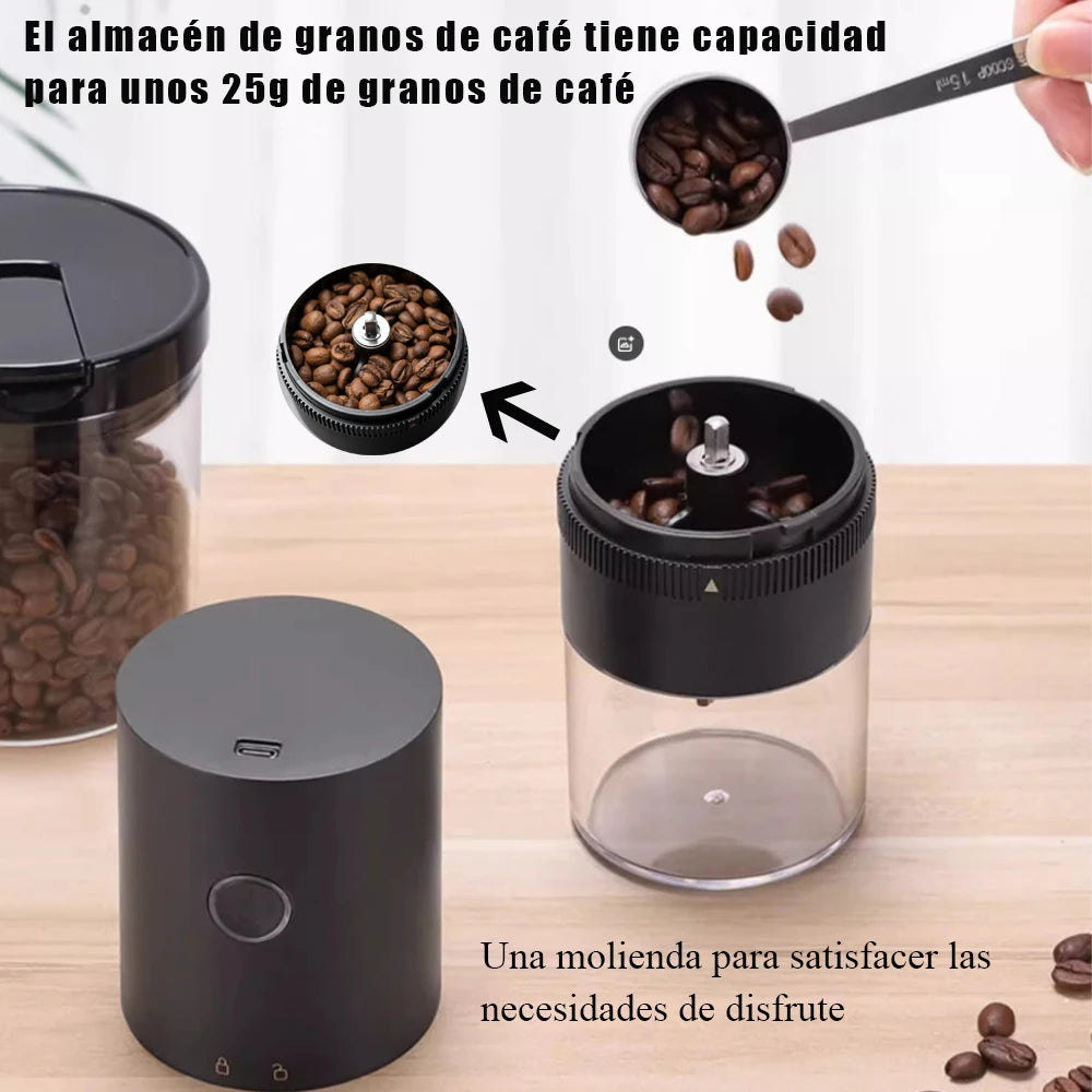 Portable Electric Coffee Grinder Adjustable Thickness Ceramic Grinding Core Grinder Long-life Battery Coffee Bean Grinder