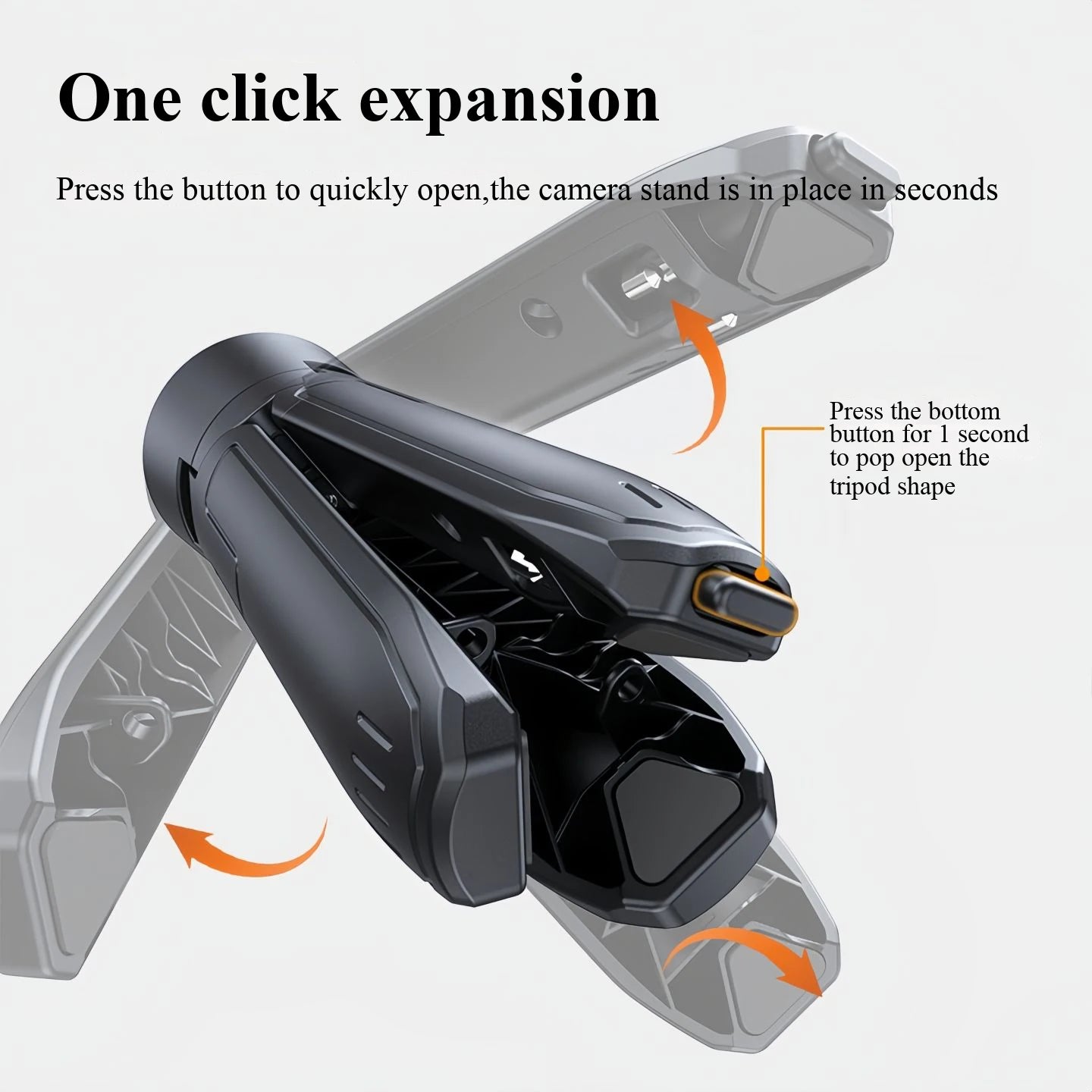 For Insta360 Luna Ultra Portable Mini Tripod Desktop Holder Monopod Gimbal Camera Accessories