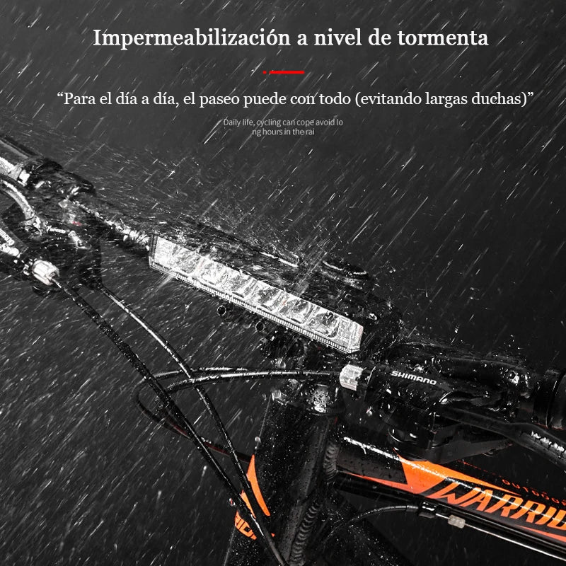 Bike Front Light, 5200 Lumens 8000mAh Waterproof Night Riding Torch USB Charging Road Bike Light Accessories Cycling Equipment