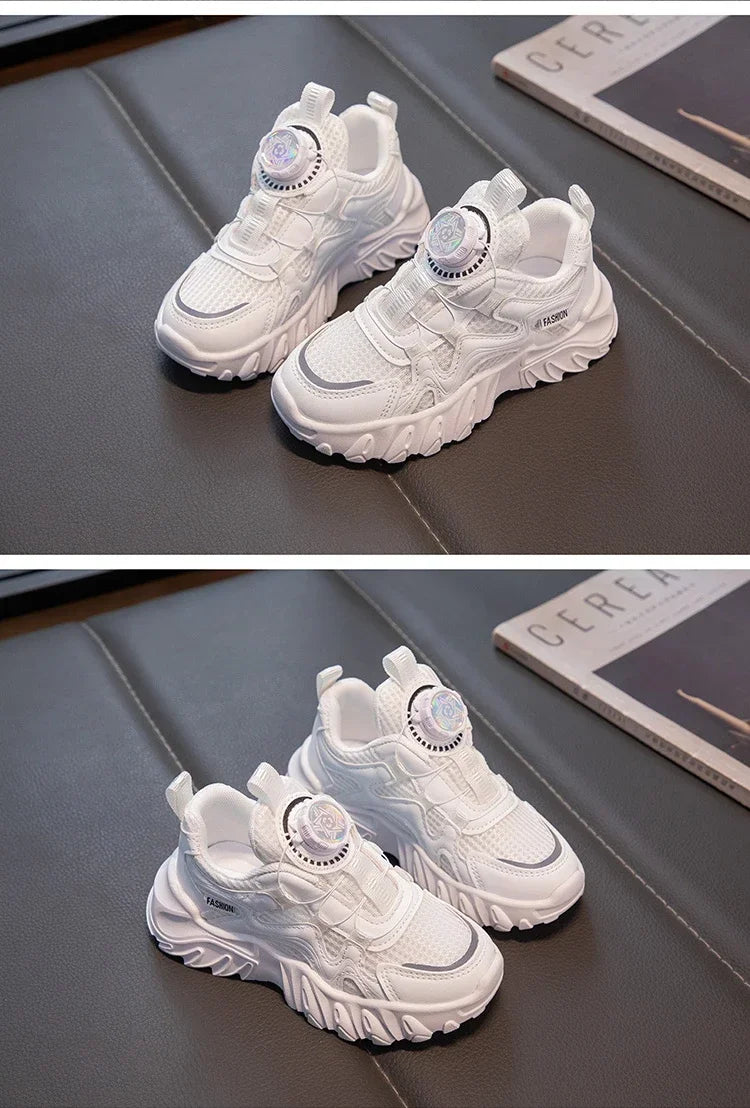 Children Sneakers Unisex Dad's Shoes Baby Boy Trainers Girls Shoes Clunky Sports Tennis Casual Flats Child Infant Footwear